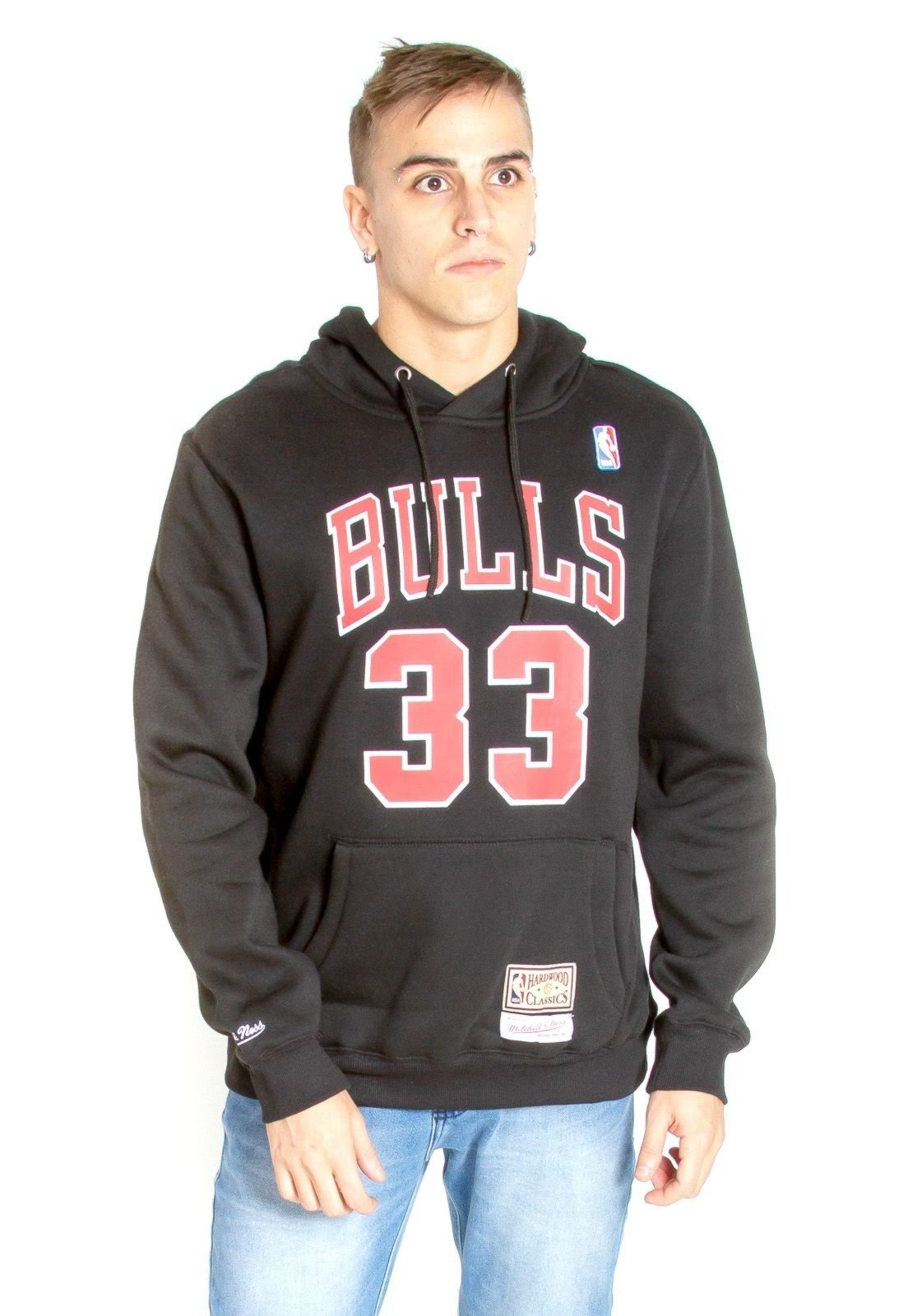 chicago bulls cropped moletom com capuz